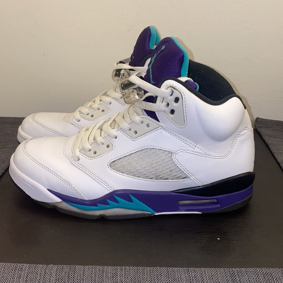 Jordan 5 Retro ‘Grape’ 2013 Size 8.5 Men’s - Picture 3 of 6
